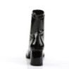 Funtasma GOGO-150 Black Patent Chunky Ankle Boots