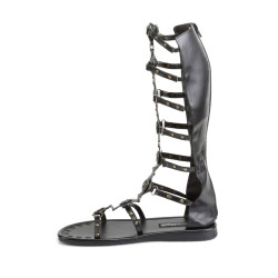 Funtasma ROMAN-15 Black Vegan Gladiator Men Sandal
