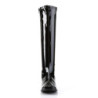 Funtasma GOGO-300 Black Patent Chunky Heel 70s Boots