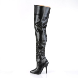 Pleaser SEDUCE-3010 Vegan Heeled Thigh High Boots