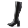 Funtasma GOGO-300 Black Vegan Chunky Heel 70s Boots