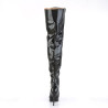 Pleaser SEDUCE-3010 Vegan Heeled Thigh High Boots