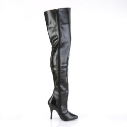 Pleaser SEDUCE-3010 Vegan Heeled Thigh High Boots