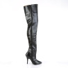 Pleaser SEDUCE-3010 Vegan Heeled Thigh High Boots