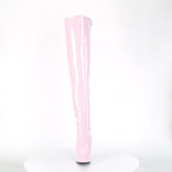 Pleaser SEDUCE-3010 Rose Heeled Thigh High Boots
