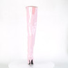 Pleaser SEDUCE-3010 Rose Heeled Thigh High Boots