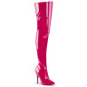 Pleaser SEDUCE-3010 Pink Heeled Thigh High Boots