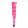 Pleaser SEDUCE-3010 Pink Heeled Thigh High Boots