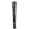 Funtasma GOGO-3000 Black Chunky Thigh High Boots