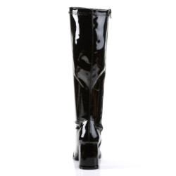 Funtasma GOGO-300WC Black Patent Gogo Wide Calf Boots