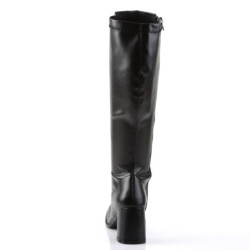 Funtasma GOGO-300WC Black Vegan Gogo Wide Calf Boots