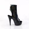 Pleaser BEJEWELED-1018DM-6 Black Hologram Patent Strass