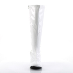 Funtasma GOGO-300X White Gogo Wide Calf Boots