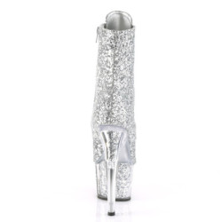 Pleaser ADORE-1021G Silver Glitter Gliteer Sale Women