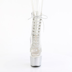 Pleaser BEJEWELED-1021C-2 Transparent Strass Silver