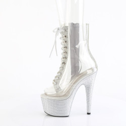 Pleaser BEJEWELED-1021C-2 Transparent Strass Silver