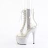 Pleaser BEJEWELED-1021C-2 Transparent Strass Silver