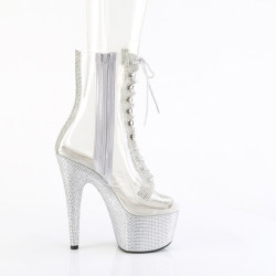 Pleaser BEJEWELED-1021C-2 Transparent Strass Silver