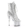 Pleaser ADORE-1021G Silver Glitter Gliteer Sale Women