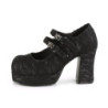 Demonia GOTHIKA-09 Black Lace Punk Lolita Platform Pumps