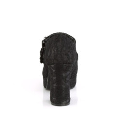 Demonia GOTHIKA-09 Black Lace Punk Lolita Platform Pumps