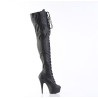 Pleaser DELIGHT-3023 Black Vegan Leather Sale Women