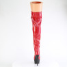 Pleaser DELIGHT-3029 Red Hologram Patent Black Sale