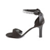 Pleaser Pink Label ROMANCE-372 Black Satin Sale Women