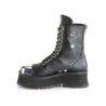 Demonia GRAVEDIGGER-10 Black Vegan Platform Men Boots