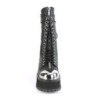 Demonia GRAVEDIGGER-14 Black Vegan Platform Men Boots