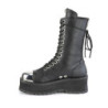 Demonia GRAVEDIGGER-14 Black Vegan Platform Men Boots