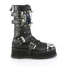 Demonia GRAVEDIGGER-250 Black Vegan Platform Men Boots