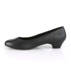 Pleaser Pink Label GWEN-01 Black Vegan Men Pumps