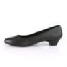 Pleaser Pink Label GWEN-01 Black Vegan Men Pumps