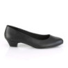Pleaser Pink Label GWEN-01 Black Vegan Men Pumps