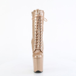 Pleaser FLAMINGO-1040GP Gold Glitter Patent Sale Women