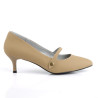 Pleaser Pink Label KITTEN-03 Taupe Nubuck Sale Women