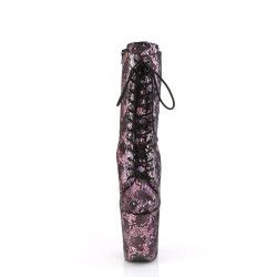 Pleaser FLAMINGO-1040SPF Rose Metallic Hologram Snake