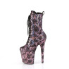 Pleaser FLAMINGO-1040SPF Rose Metallic Hologram Snake