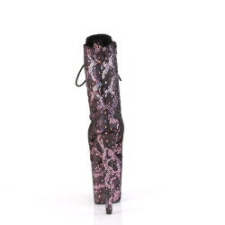 Pleaser FLAMINGO-1040SPF Rose Metallic Hologram Snake