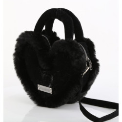 Demonia HB-631 Black Vegan Suede Handbags Women