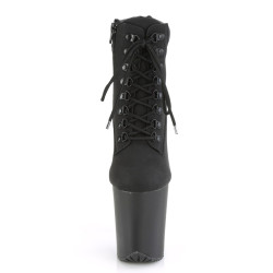 Pleaser FLAMINGO-800TL-02 Black Vegan Leather Sale Women