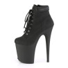 Pleaser FLAMINGO-800TL-02 Black Vegan Leather Sale Women