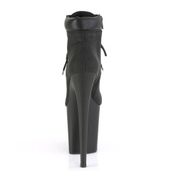 Pleaser FLAMINGO-800TL-02 Black Vegan Leather Sale Women