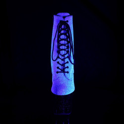 Pleaser UNICORN-1020G Purple Blue Glitter Black Sale