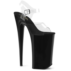 Pleaser BEYOND-008 Black Extreme Platform High Heels