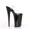 Pleaser BEYOND-008 Black Extreme Platform High Heels