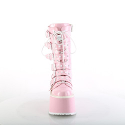 Demonia DAMNED-225 Rose Hologram Platform Boots