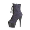 Pleaser ADORE-1021MG Purple Glitter Black Sale Women