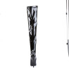 Devious DOMINA-3000 Patent Stiletto Heeled Thigh Boots